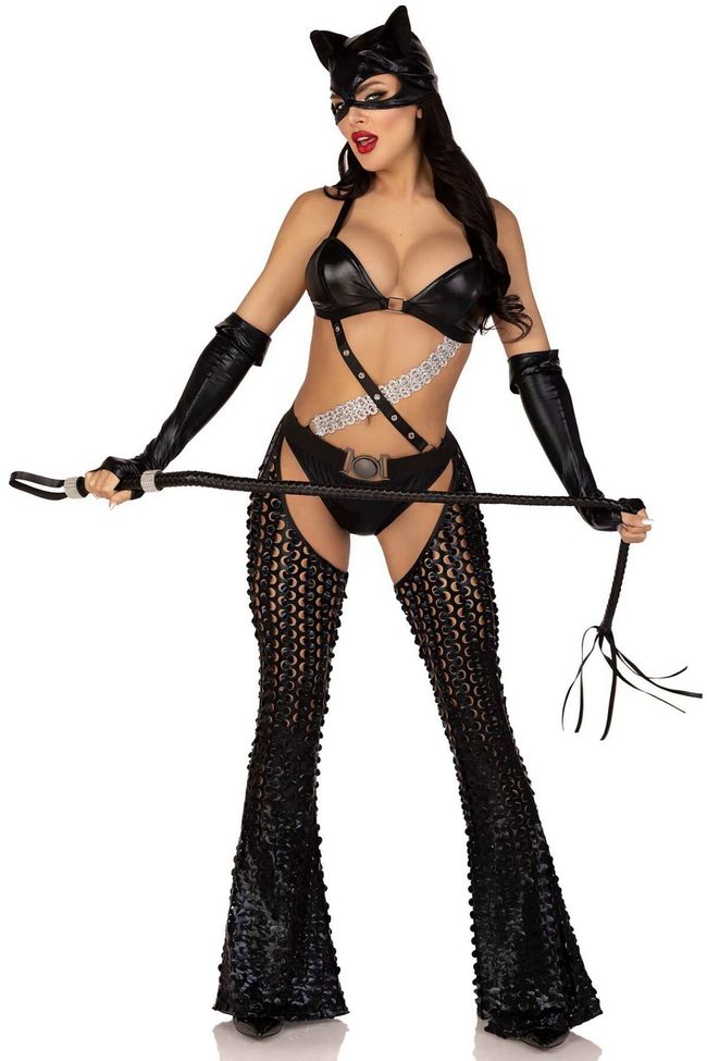 Erotic costume of the cat-mistress Leg Avenue Mistress Kitty Black XS