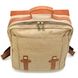 Сумка рюкзак для ноутбука з канвасу TARWA RBs-3420, Рудий