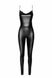 Leather-look jumpsuit Noir Handmade F306 Mirage Black S