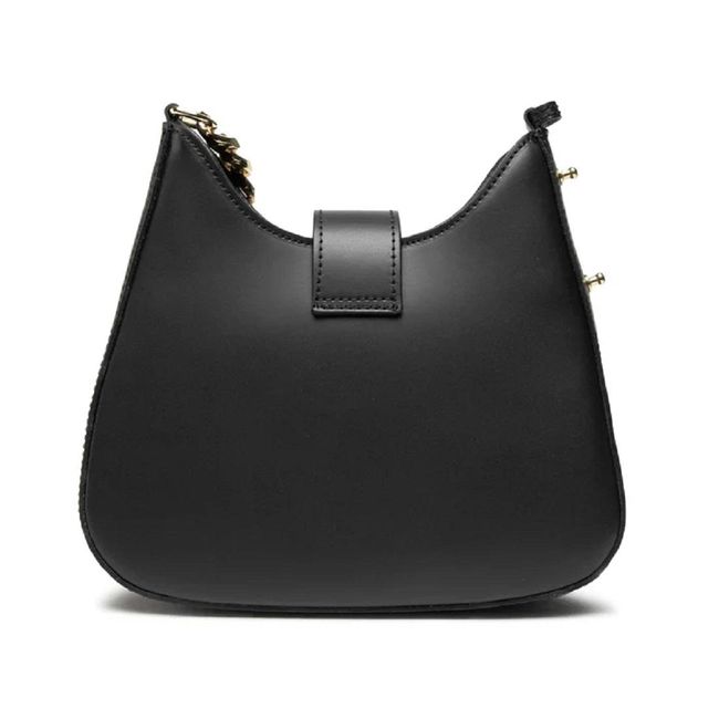 Women's leather crossbody bag Firenze Italy F-IT-9836A, Black