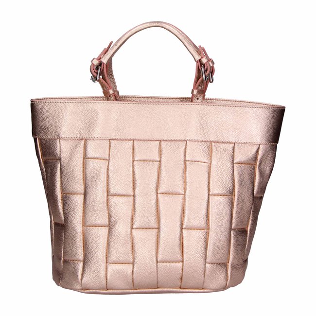 Большая кожаная сумка Italian Bags sef0054 sef0054_roze фото