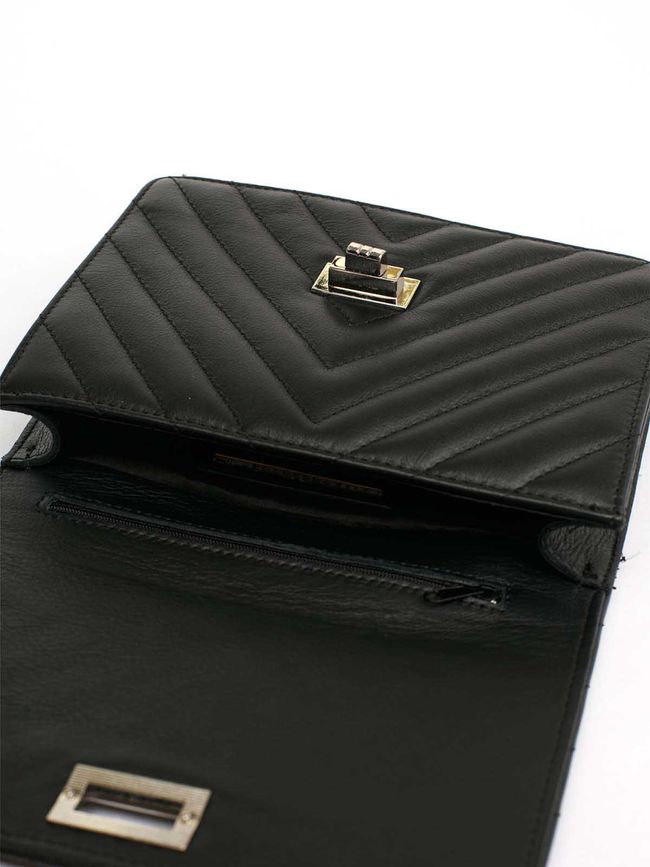 Кожаная сумка кросс-боди Italian Bags 11651 11651_black фото