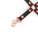 Leather Cross Liebe Seele Wine Red Hogtie, Бордовый