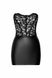 Сукня під латекс Noir Handmade F300 Solace lace up corset mini dress Чорне 3XL