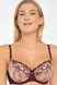 Bra soft with cup Samanta Perla A122, Баклажан, 90E