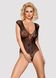 Bodystocking body mesh Obsessive B112, Black, XL, 2XL