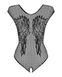 Bodystocking body mesh Obsessive B112, Black, XL, 2XL