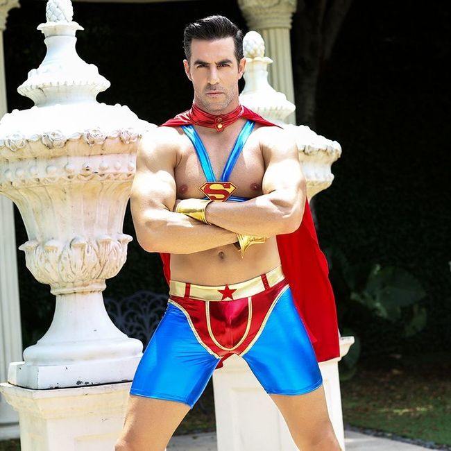 Чоловічий еротичний костюм супермена JSY Готовий на все Стів SO2292 фото