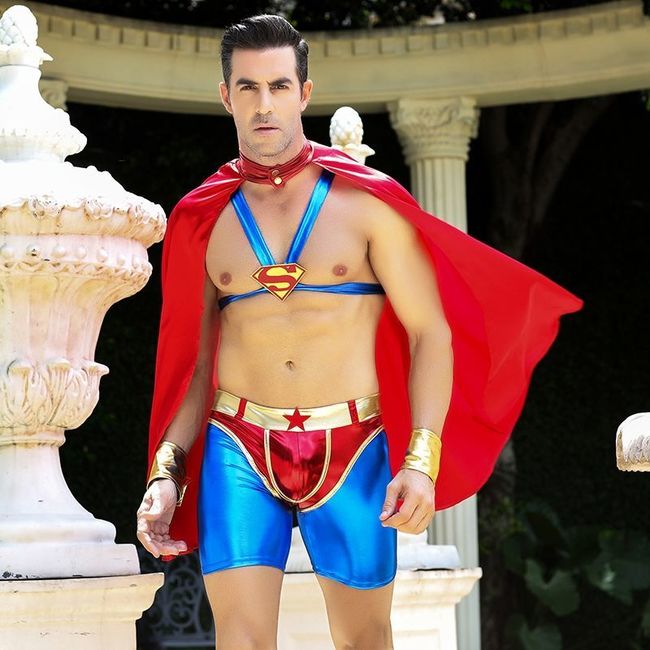 Мужской эротический костюм супермена JSY Готовый на все Стив  SO2292 фото