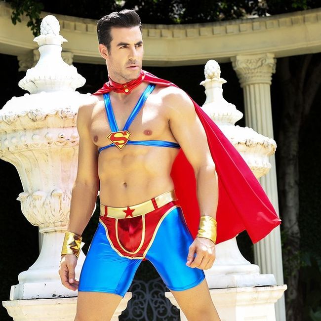 Мужской эротический костюм супермена JSY Готовый на все Стив  SO2292 фото