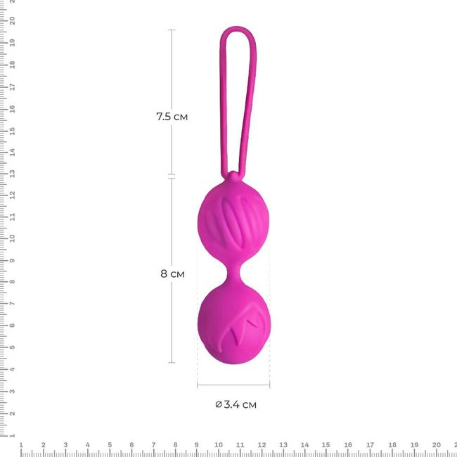Вагінальні кульки Adrien Lastic Geisha Lastic Balls Mini (S), діаметр 3,4см, маса 85г AD40511 фото