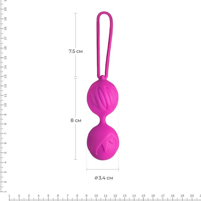 Вагинальные шарики Adrien Lastic Geisha Lastic Balls Mini (S), диаметр 3,4см, масса 85г AD40511 фото