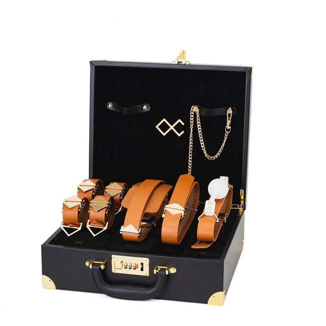 БДСМ-набір LOCKINK Moonlight Treasure Chest Set Коричневий SX0860 фото