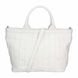 Большая кожаная сумка шоппер Italian Bags san0084 san0084_white фото 5