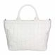 Большая кожаная сумка шоппер Italian Bags san0084 san0084_white фото 4