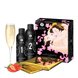 Гель для NURU масажу Shunga Oriental Body-to-Body – Sparkling Strawberry Wine плюс простирадло, Ігристе полуничне вино